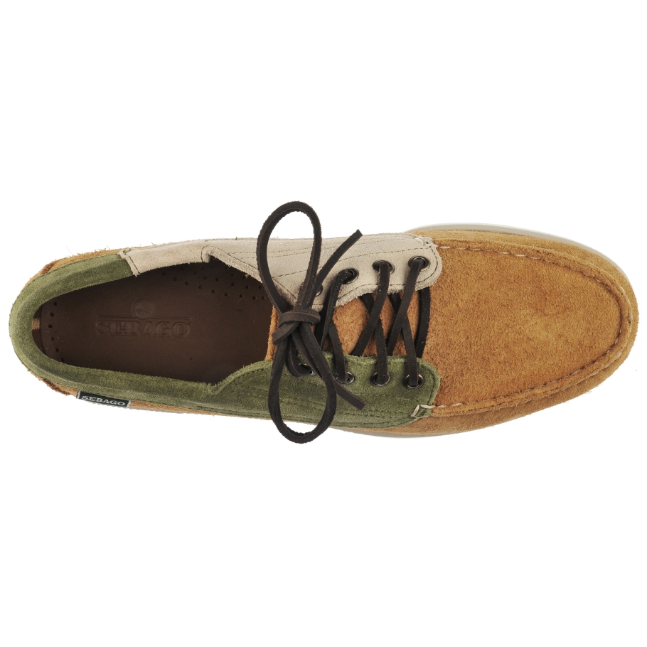 Askook Jib-tan & Grønn & Beige Sebago Norge