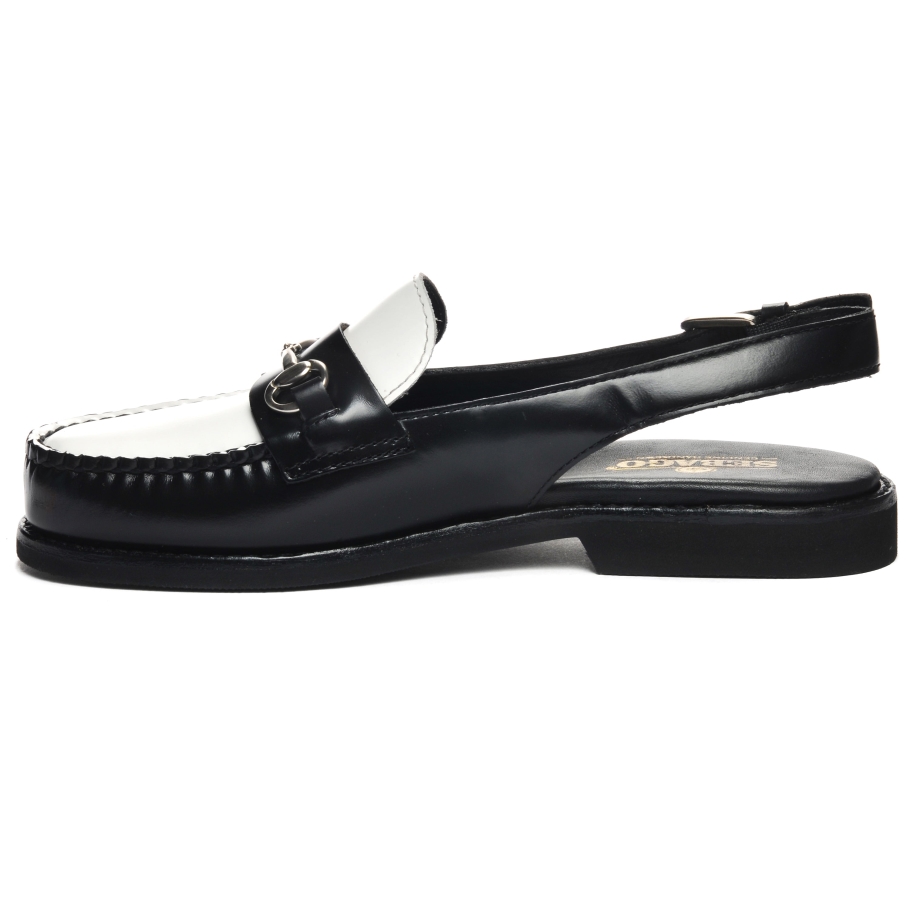 Joe Sandal Polaris Kvinne-svart & Hvit Sebago Norge