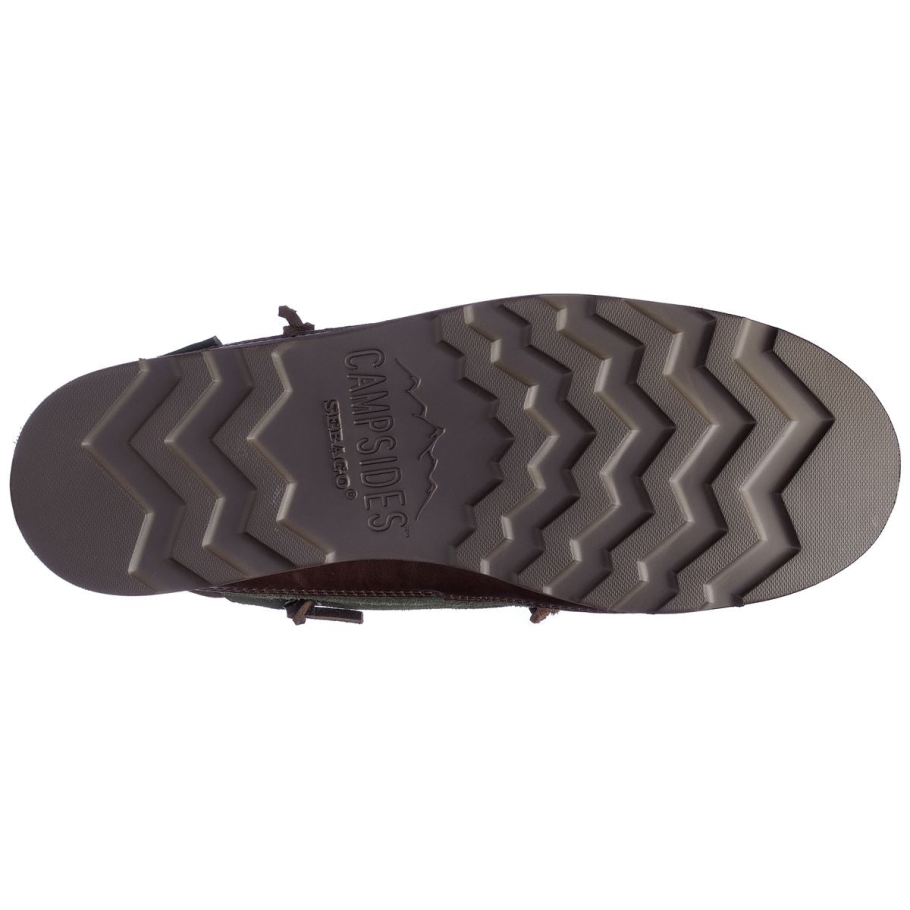 Keuka Lea Kano Moc-mørk Brun & Skoggrønn Sebago Norge