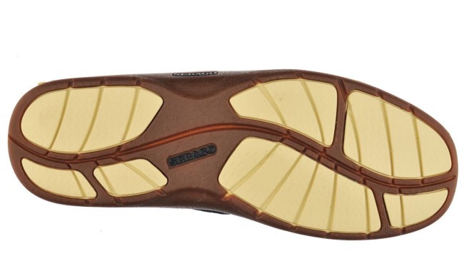 Blå Marine Sebago Norge Clovehitch Vokset Skinn Båtsko