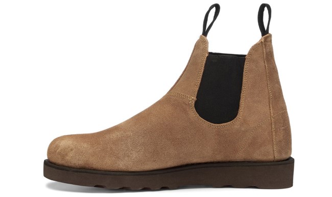 Yansa Semsket Skinn Beige Camel-dk Brun Sebago Norge