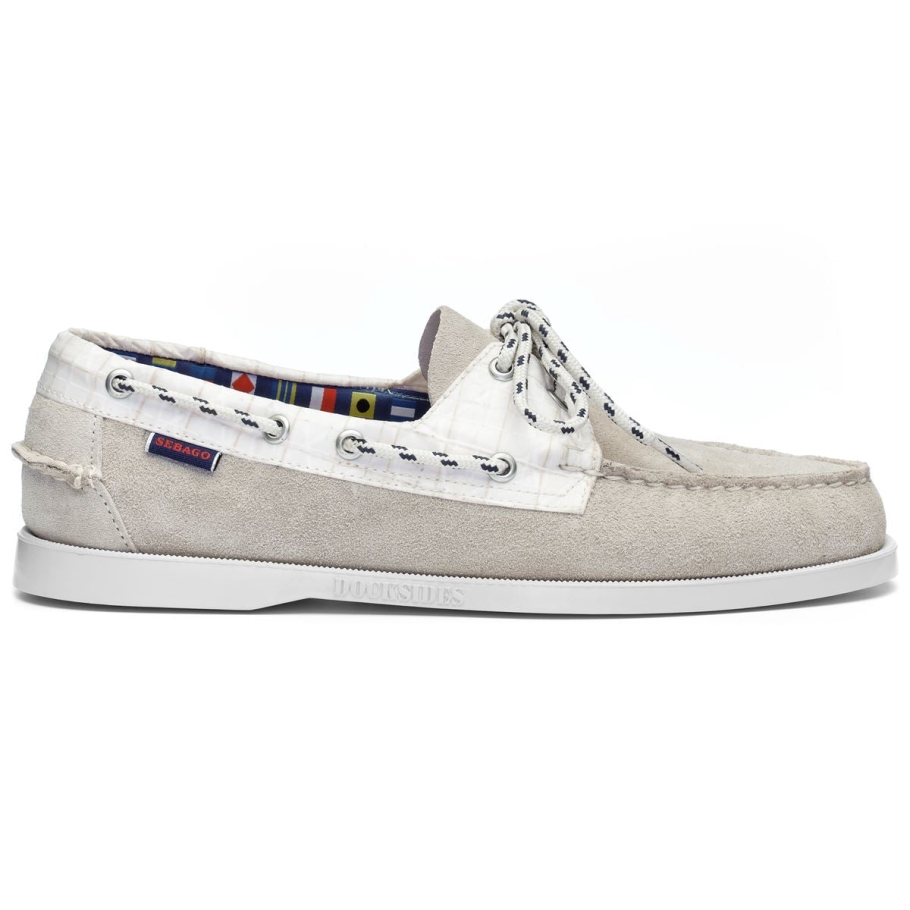 Portland Tack-oliven Og Hvit Sebago Norge