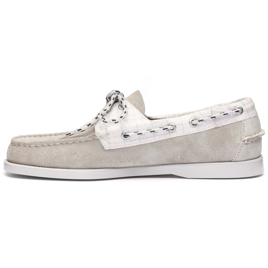 Portland Tack-oliven Og Hvit Sebago Norge