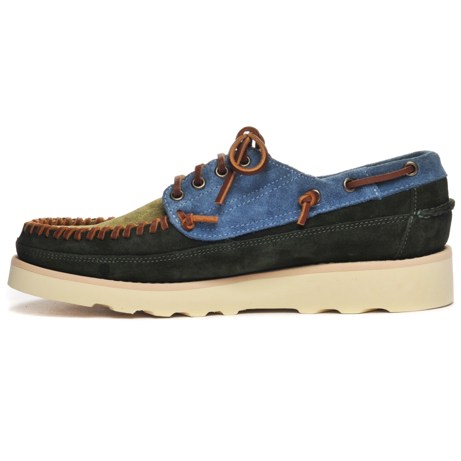 Sebago Norge Cayuga-brunswick Grønn & Indigo & Mose