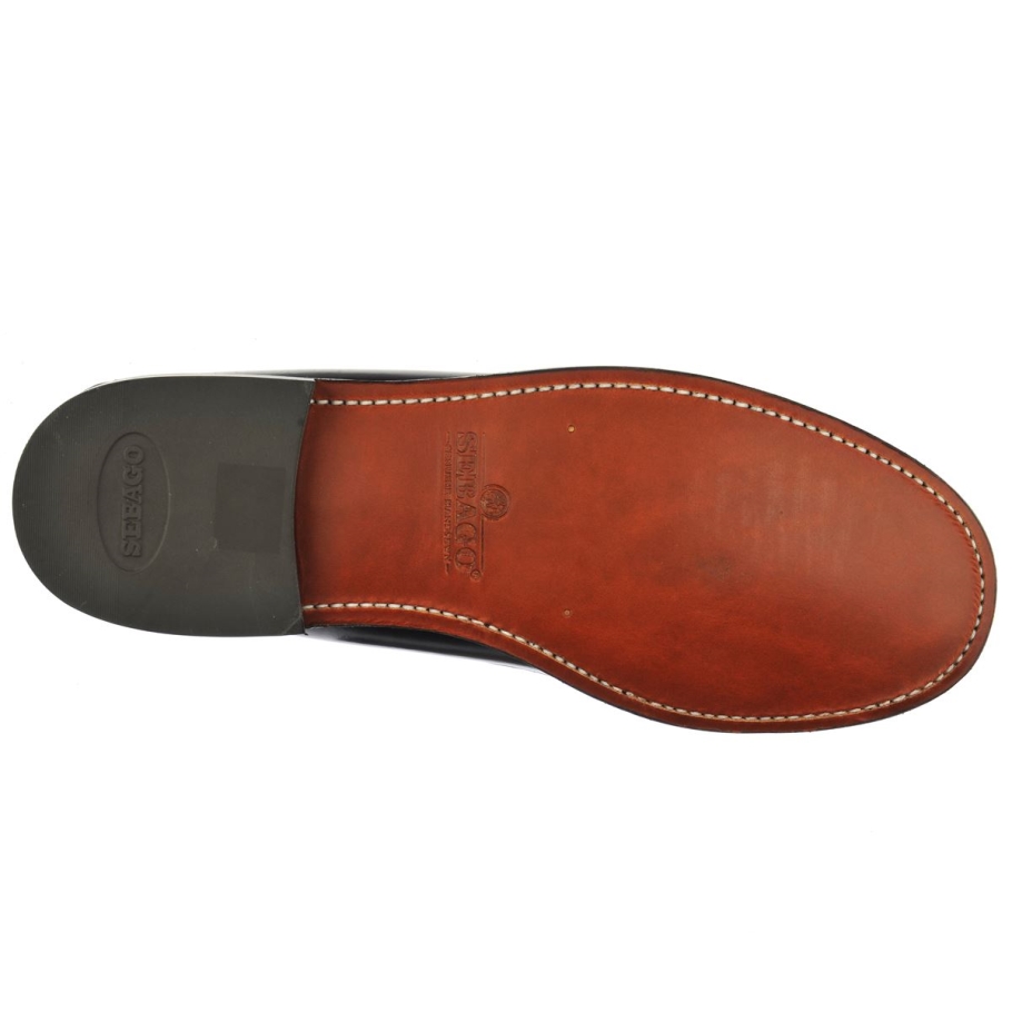 Sebago Norge Classic Og Tag-burgunder & Gull