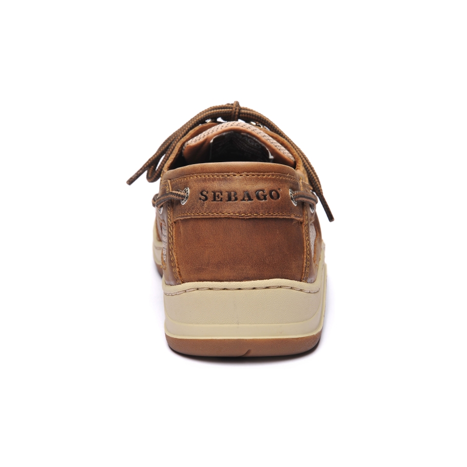 Sebago Norge Clovehitch Ii Fgl Vokset-brun Kanel