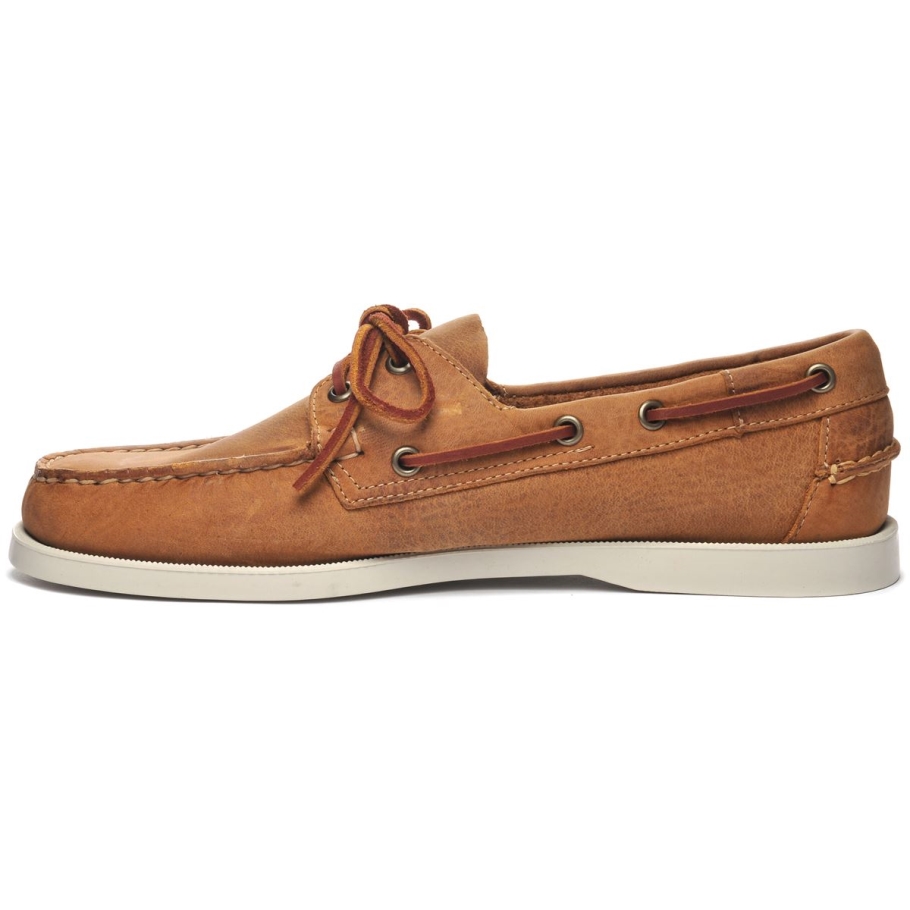 Sebago Norge Docksides Portland Crazy H-tan