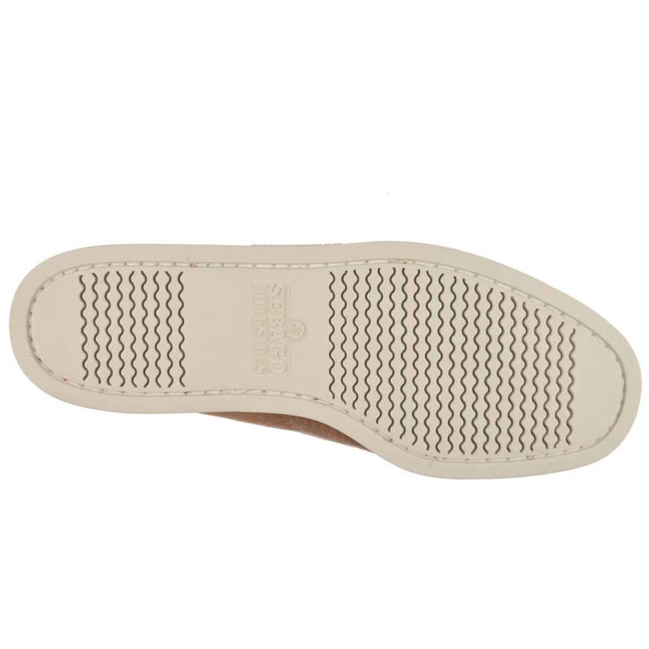 Sebago Norge Docksides Portland Crazy H-tan