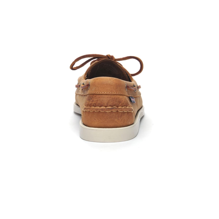 Sebago Norge Docksides Portland Crazy H-tan