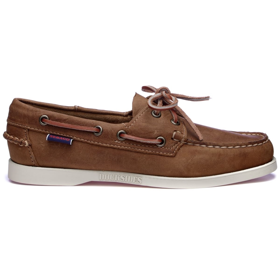 Sebago Norge Docksides Portland Crazy H Kvinne-tan