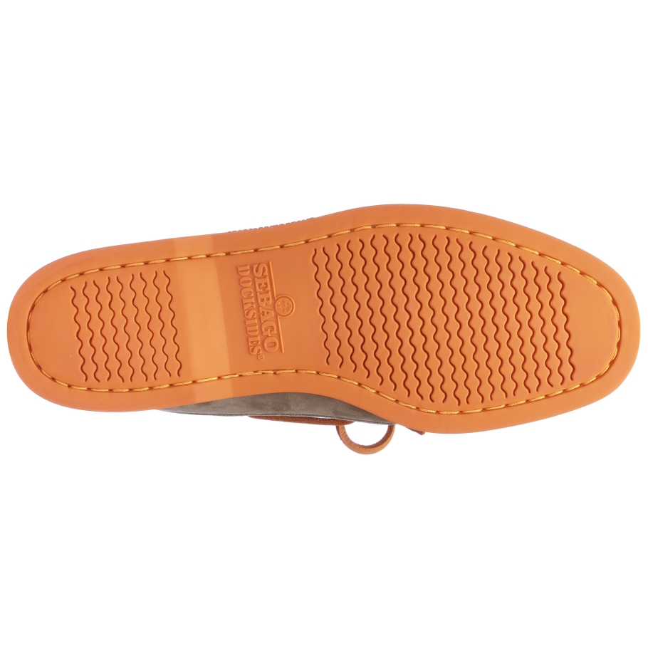 Sebago Norge Havnekanter Portland Nubuck-taupe & Orange