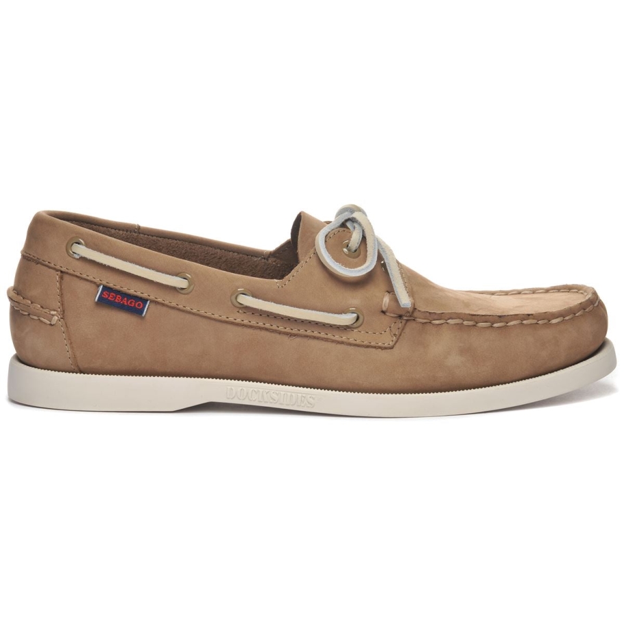 Sebago Norge Docksides Portland Nubuck-taupe