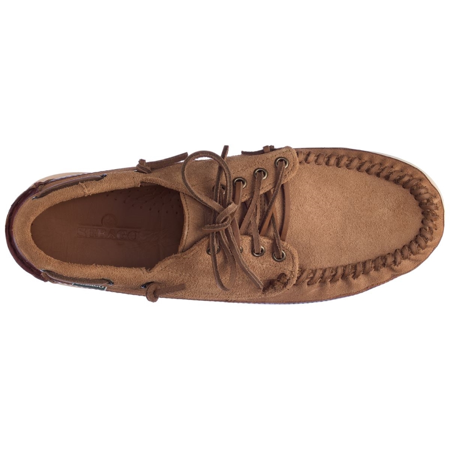 Sebago Norge Keuka Lea Kano Moc-cognac & Brun