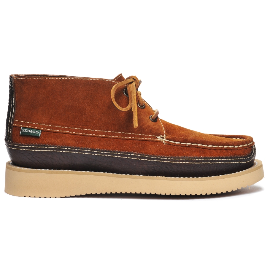 Sebago Norge Miwak Semsket Kano Moc-cognac & Mørkebrun