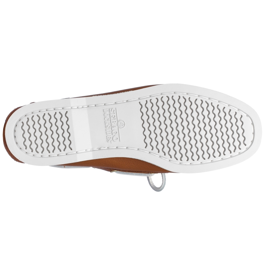 Sebago Norge Portland Fisher Kvinne-konjakk