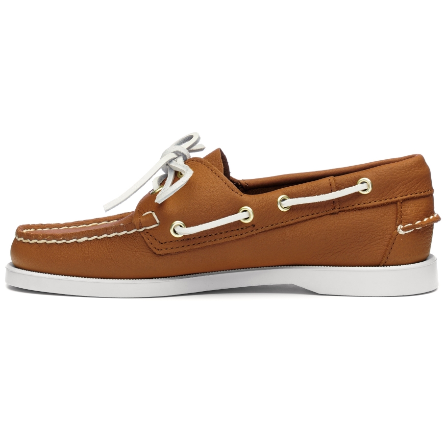 Sebago Norge Portland Fisher Kvinne-konjakk