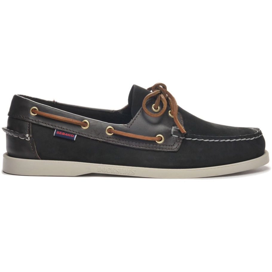 Sebago Norge Portland Spinnaker Nbk Fgl-svart & Mørkebrun