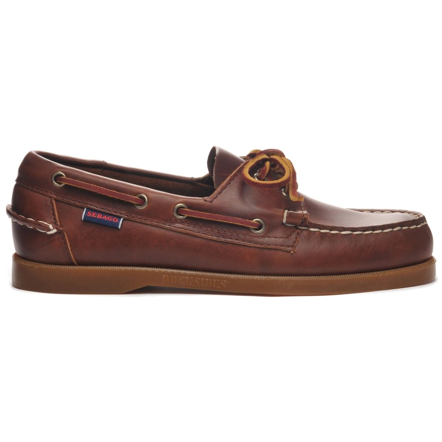 Sebago Norge Portland Vokset-brun & Honning
