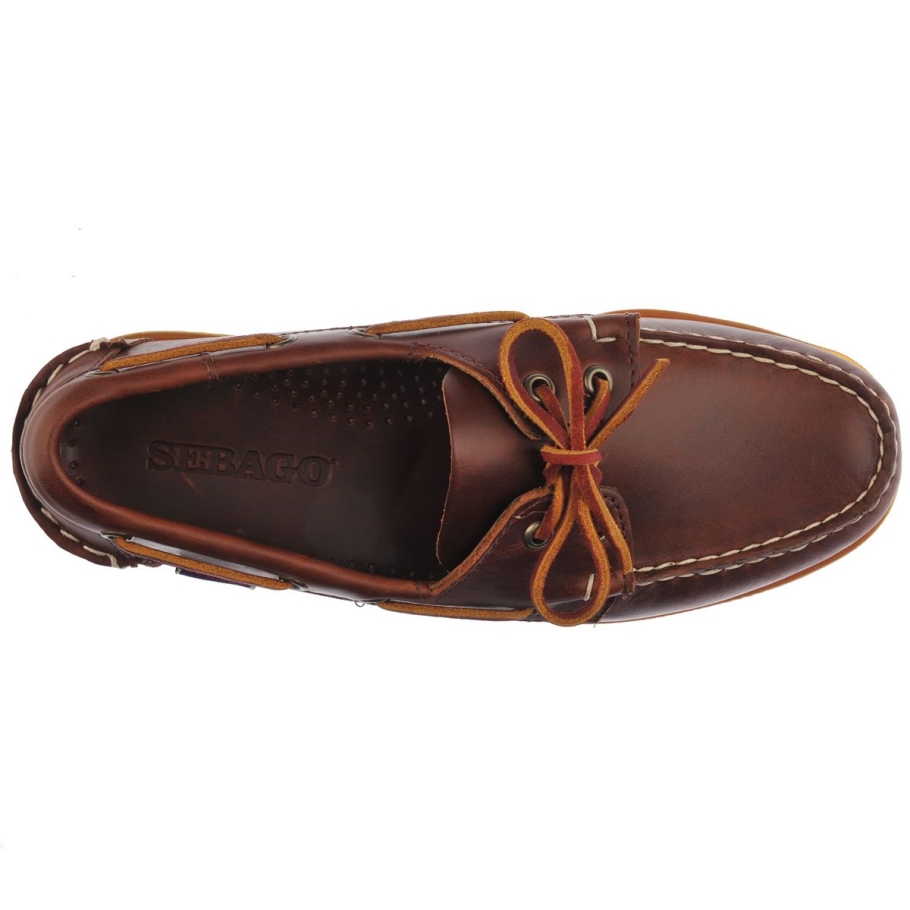 Sebago Norge Portland Vokset-brun & Honning