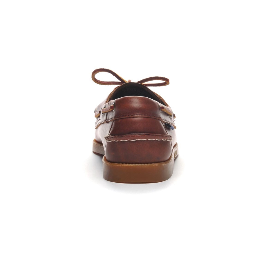 Sebago Norge Portland Vokset-brun & Honning