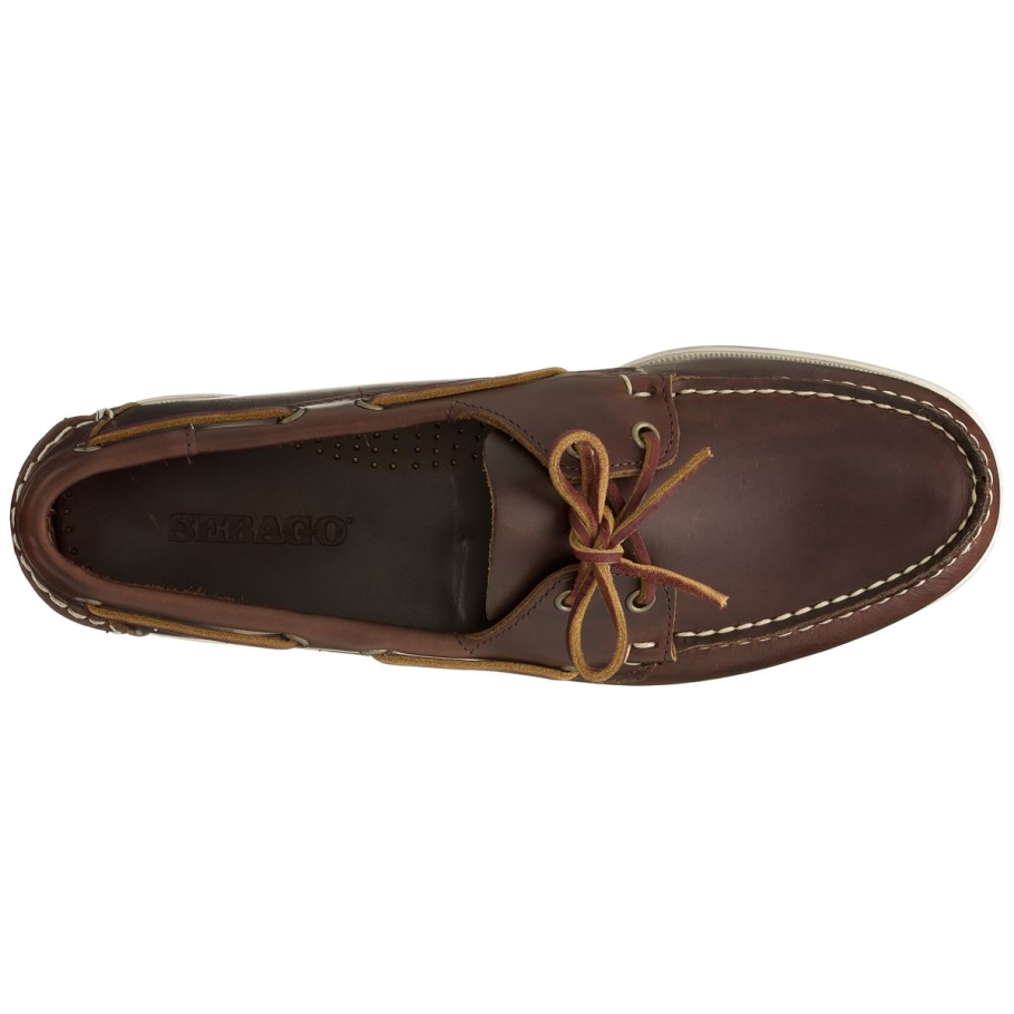 Sebago Norge Portland Vokset-brun