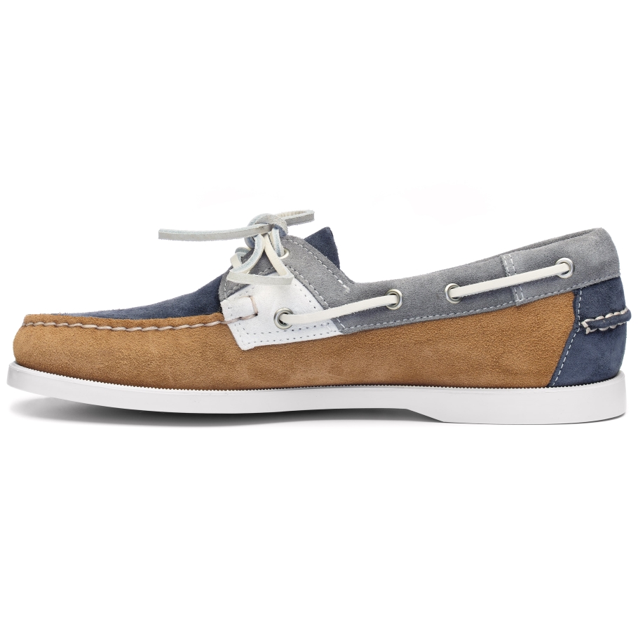 Sebago Norge Rossisland Jib-cognac & Denim & Slate & White